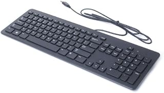 Genuine Dell F8M3Y, KB113P USB Wired Slim Black Quiet Computer Keyboard For Desktop