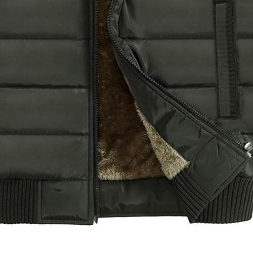 Mens Puffer Vest Quilted Down Jacket Lightweight Outdoor Padded Sleeveless Coat Winter Warm Puffy Vest Casual Outerwear4