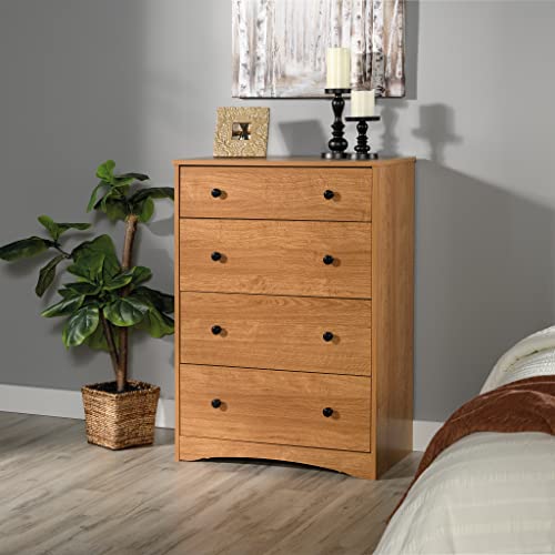 Sauder Beginnings 4-Drawer Chest, Highland Oak Finish #TOP1