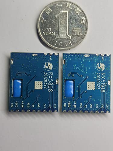 RX5808 5.8G 48CH Raceband A/V Receiver Module for RC FPV Racer Racing Drone Transmissions - (Color: 2PCS)