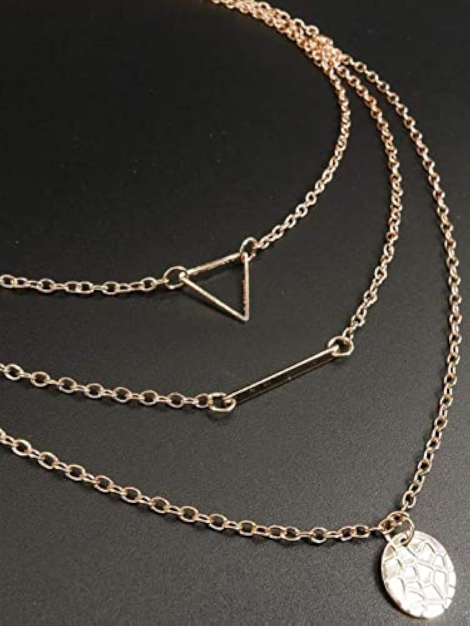 Plated Necklace and Earrings Set for Women (Style 8)