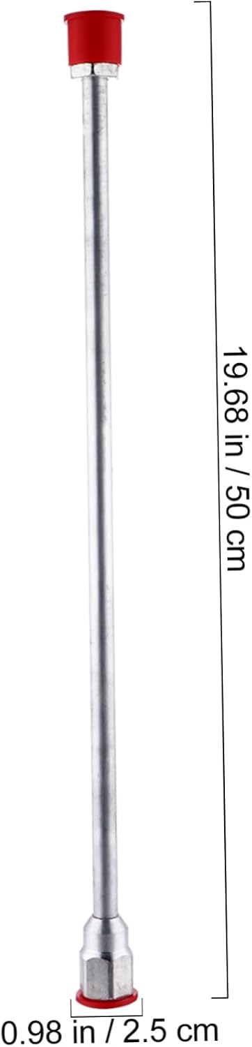 High Pressure Airless Paint Sprayer Extension Rod Washers 24-inch Silver Spray Pole for Airless Paint Sprayer Accessories for Automotive Detailing and Home Improvement