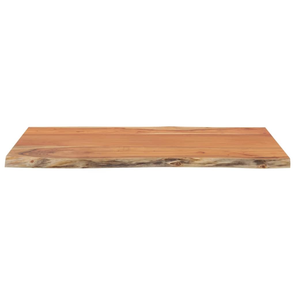 vidaXL Tischplatte 60x40x2,5 cm Rechteckig Massivholz Akazie Baumkante Platte