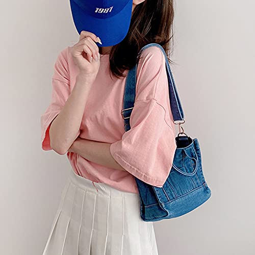 Women Denim Handbag Shoulder Lady Crossbody Bag Tote Messenger Satchel Purse #TOP4