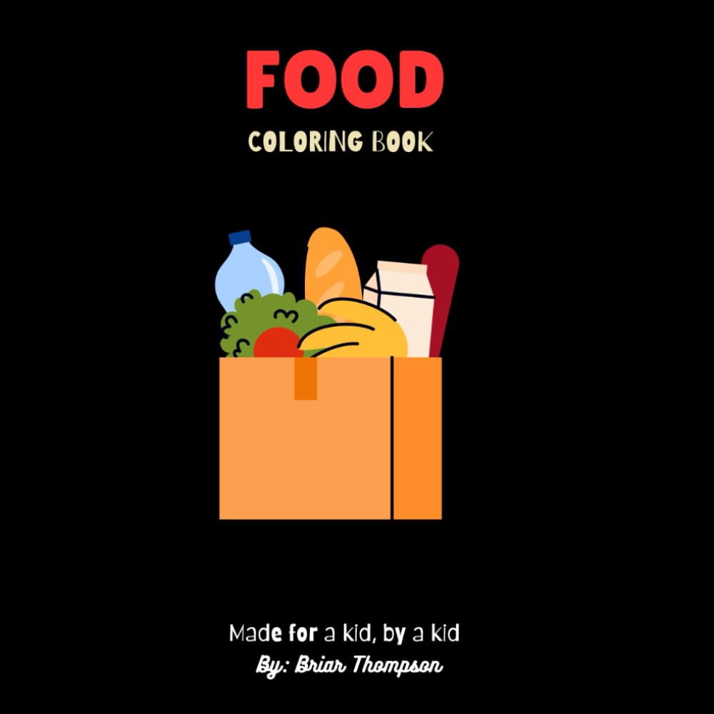 FOOD: COLORING BOOK