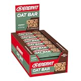 Enervit, Oat Bar Oat & Chocolate Chip, Barretta all’Avena Senza Glutine con Gocce di Cioccolato Fondente, con Vitamina B1, Snack Energetico per Sport Outdoor e Tempo Libero, 25 Barrette da 50g
