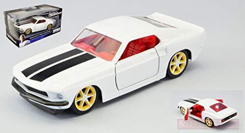 Jada Toys JADA99517 ROMAN'S Ford Mustang Fast & Furious White 1:32 DIE CAST kompatibel mit