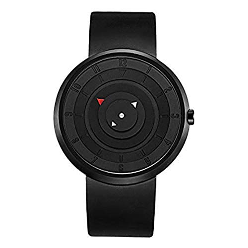 Image of Acnos Premium Black Dial and Strap Analogue Watch for Men Pack of - 1 (newpaydu)