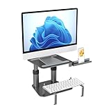 yeshine Monitor Stand for Desk with Keyboard Tray