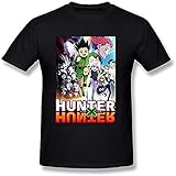 Hunterxhunter Gon. Freecss Men's Fashion Short Sleeve Tshirts O-Neck Black XXL