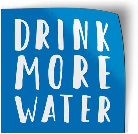 AK Wall Art Drink More Selling rankings Water Magnet Cheap mail order specialty store Car Locker Sele - Fridge
