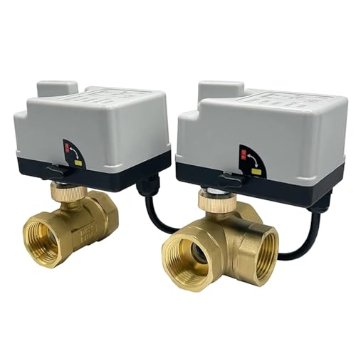 Vanne motorisée DN32 220VAC à commande manuelle pour chauffage