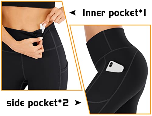 Iuga 7880 High Waisted Yoga Pants For Women With Pockets Capri Leggings thumb #3