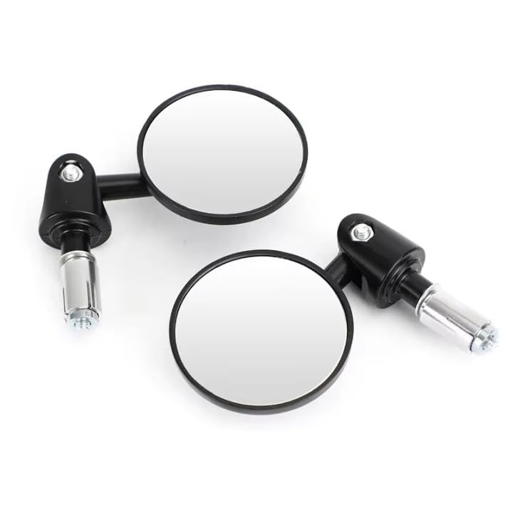 Espejo retrovisor para moto con ajuste giratorio anticaídas para manillares 6