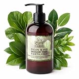 Cute Farms Indoor Fiddle Leaf Ficus Lyrata & Fig Tree Fertilizer | Gentle Plant Food Concentrate 3-1-2 for Healthy Leaves & Roots (8 oz. Bottle)