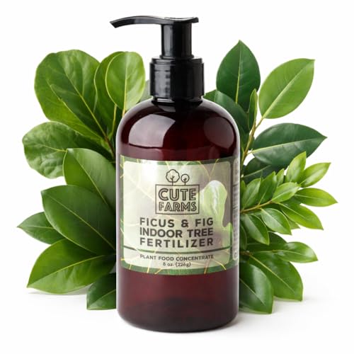 Cute Farms Indoor Fiddle Leaf Ficus Lyrata & Fig Tree Fertilizer | Gentle...