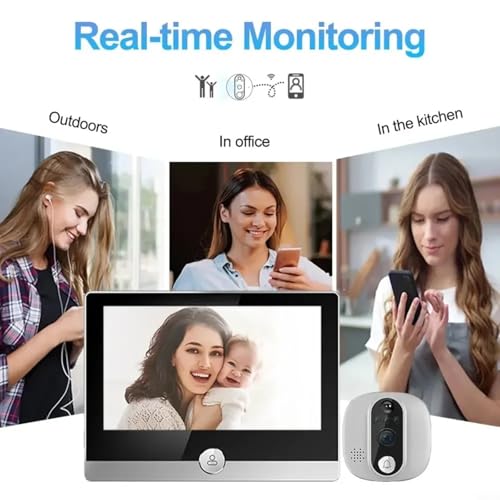 Mirilla digital HD para ver quién llama desde la comodidad de tu smartphone con WLAN 4