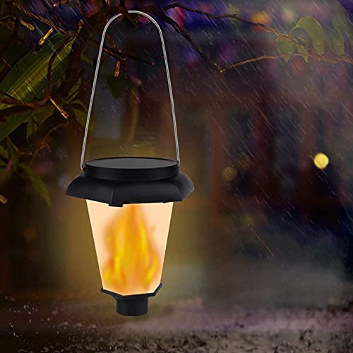Solar Flickering Lights Outdoor, Solar Flickering Dancing Flame Lights Ip65 Waterproof Security Lights Landscape Decoration Lighting Dusk To Dawn Security Solar Flame For Garden Patio Pathway (4Pcs) #TOP2