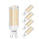 G9 LED Ledgle 8W Lampen warmweiß 3000K flimmerfrei 700 Lumen 5er Pack