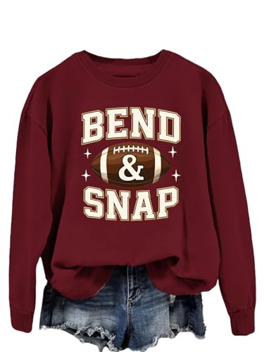 Bend and Snap Football Sweatshirt Bend and Snap Football Hoodie Game Day Sweatshirt Football Fan Gift