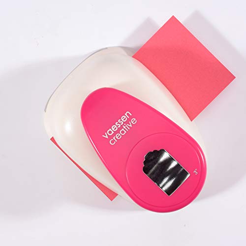 Vaessen Creative Craft Paper Punch Label Tag Motive Puncher, X-Large #TOP4