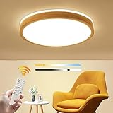 👍【Dimmbare Steuerfunktion】: Dimmbar mit Fernbedienung, Speicherfunktion(Nach dem Einstellen muss die Lampe für 1 Minute ausgeschaltet werden, dann einschalten, um die Einstellung zu speichern); Fernbedienung Verwenden Sie die drahtlose 2,4-G-Fernbedienungstechnologie. Sie können die Helligkeit der Deckenleuchte im Bereich von 5%-100% einstellen, und die Farbtemperatur der Lampe kann ebenfalls zwischen 3000K-6000K eingestellt werden.