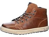Sohle: Gummi Bugatti Herren Huberto Mode-Stiefel, Cognac, 43 EU