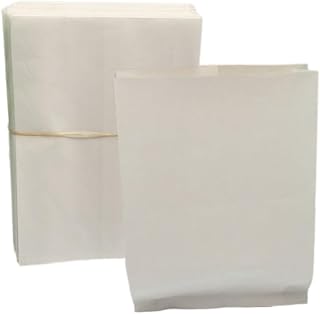 100pcs Food Packing Paper Pouch Greaseproof Bags for Fried Chicken French Fries Snacks Desserts and More Convenient Takeout Packaging for Fast Food