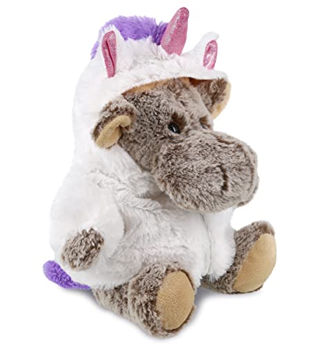 Dollibu Sitting Moose Unicorn Plush Stuffed Animal Toy - Super Soft Moose Dress Up With Removable Plush Unicorn Outfit, Cute Fantasy Wildlife Gift With Name Personalization - 11 Inches #TOP24