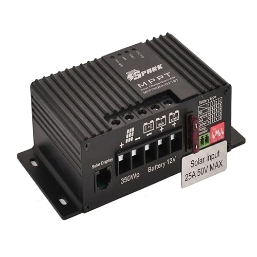 Régulateur de charge solaire MPPT 25 A 12V SPARK éviter batterie vide