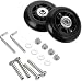 F-ber Luggage Suitcase Wheels 70mm x 24mm/2.75"x0.94" w/ABEC 608zz Skate Inline Outdoor Replacement Wheels, One Set of (2) Wheels (OD:70 W:24 ID:6 Axles:35 & 40mm)