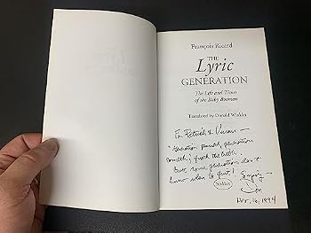 The lyric generation: The life and times of the baby boomers