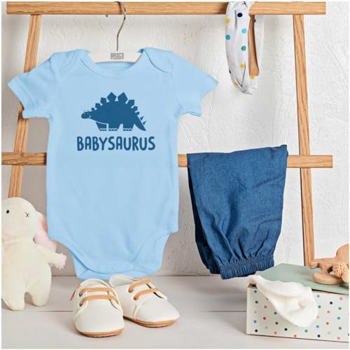 Brisco Brands Babysaurus Adorable Little Dinosaur Baby Bodysuit Jumper Boys3