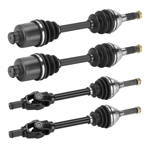 Youxmoto Front + Rear CV Axles & Wheel Bearing Kit Fit for Polaris Sportsman 400 500 4X4 2004; Sportsman 600 700-2003 2004, 2004 for 4X4 Magnum 330/atp 330 500 Drive Half Shaft (4*Full Set Axles)