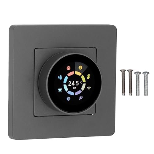Digital Smart Thermostat Adjustable Backlit Energy Saving Mode for Hotel Villa Office Building Warehouse