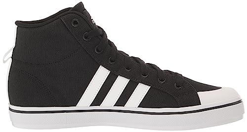 adidas Men's Bravada 2.0 Lifestyle Skateboarding Canvas Mid-Cut Skate Shoe, Black/White/White, 8 - Thumbnail 6