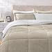 AmazonBasics Micromink Sherpa Comforter Set - Ultra-Soft, Fray-Resistant - King, Taupe