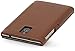 StilGut® Book Type with Clip, Genuine Leather Case for BlackBerry Passport, Cognac Brown