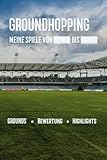 Groundhopping Erlebnisse - Ein Buch f&uuml;r Fu&szlig;ballfans! Bewerte deine Grounds und Erlebnisse in den besuchten Stadien: Platz f&uuml;r bis zu 50 Grounds zum selbst eintragen inkl. L&auml;nderkarte