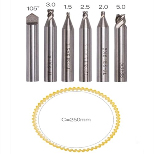 Image of Partslety Milling Drill Bit Set, High Hardness Sleeve Vertical Spare Parts Tool, Milling Drill Bit Set Tools Vertical Spare Parts 17 Piece Set