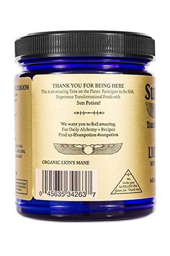Sun Potion Lion’s Mane (Organic) - Mind Power Mushroom (100G) #TOP3