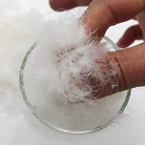 Ivie 1 lb Natural 100% Goose Down Filling for Pillow Jacket Bulk Down 900 Fill Power