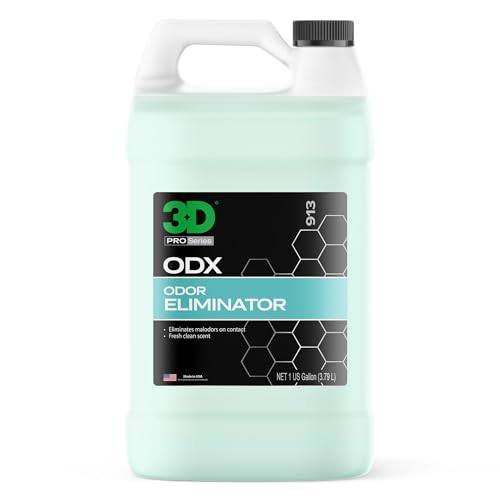 3D ODX - Automotive Odor Eliminator - Deodorizes Pet, Food, Smoke, & Other Linger Odors - Fresh Clean Scent - Great for Car, Home, Office Use