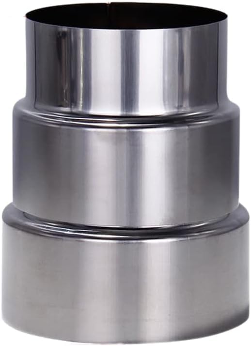 80mm/70mm Stainless Steel Flue Liner Reducer/Tubing Connector Chimney Adaptor Stove Pipe(110mm/90mm)