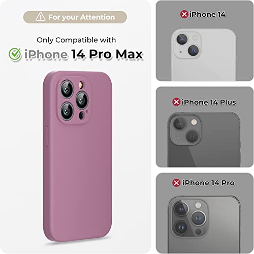 GOODVISH 3 in 1 Designed for iPhone 14 Pro Max Case 6.7" Liquid Silicone 2022, with 2x Screen Protector - Image 2