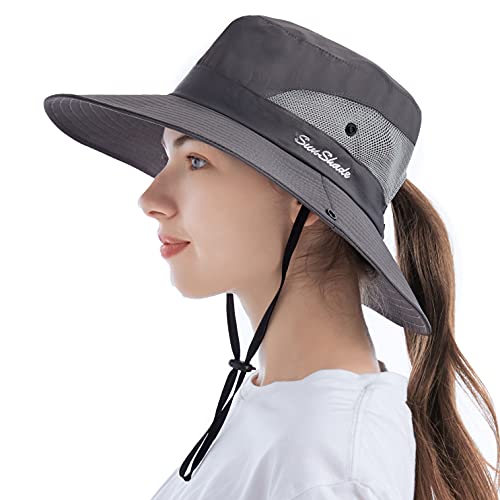 Tutuko Women's Wide-Brimmed Sun Hat - Foldable UV Protection for the Beach Bucket