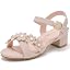 Flowers Nubuck Nude