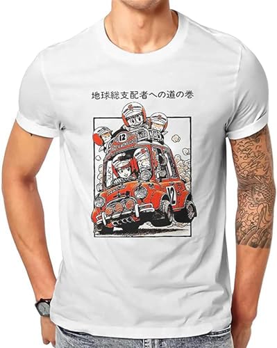 Dr Slump Arale Pengin Senbei Manga Pure Cotton Tshirt Akira Basic T Shirt Homme Men Clothes Printing Big Sale White White White Size M