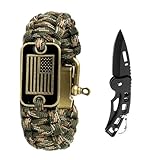 Military Paracord with Outdoor MutiTools -Army Bracelet for Men!