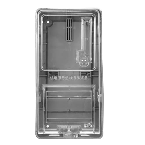 CTIRCHIU Weatherproof Electrical Meter Box PC Plastic Household Energy Meter Case Outdoor Distribution Protection Box for Single Phase Home Use